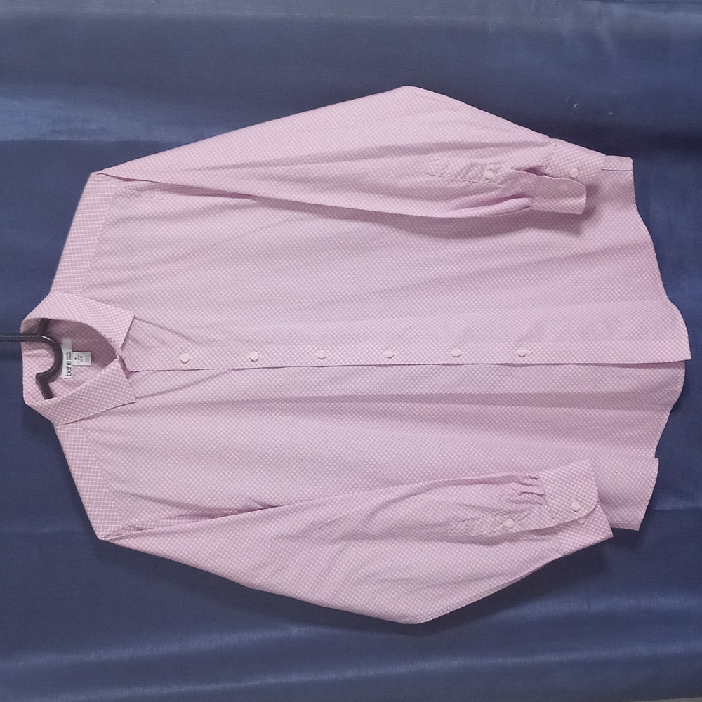 BAR III - 100% Cotton Dress Shirt (Medium 15-15.5 Neck/32-33 Sleeves